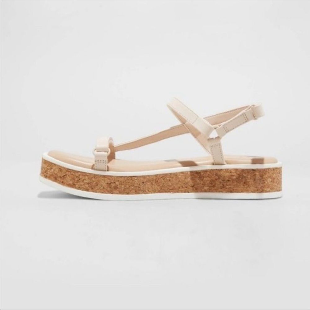 A New Day Women's Nova Sporty Cork Platform Sandals - Picture 2 of 9